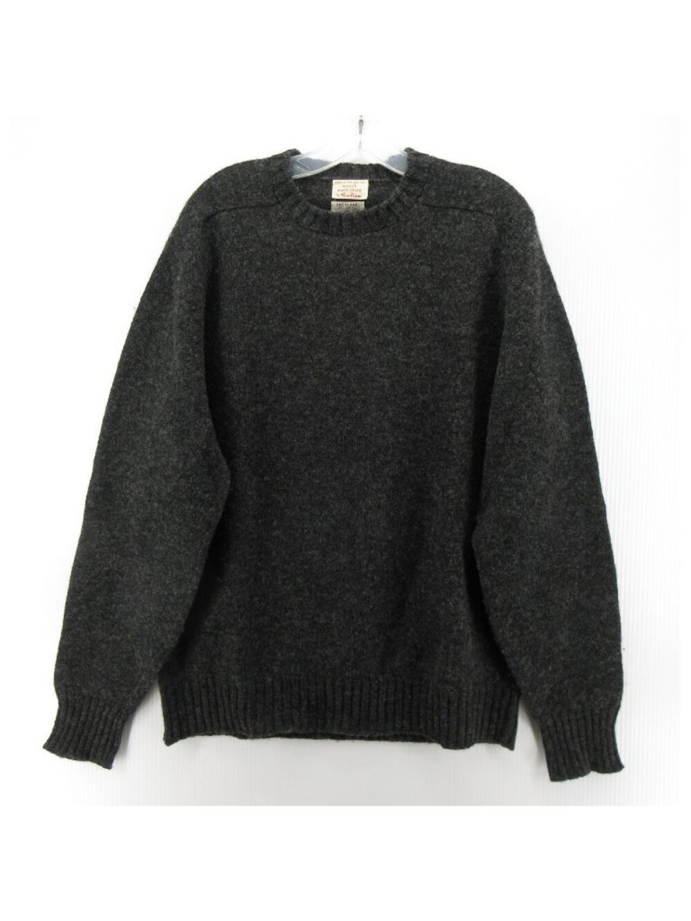 VGT Alan Paine Sweater 42 Shetland Wool Ribbed Crewneck England 70s XL